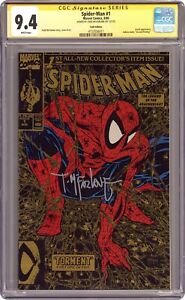 Spider-Man #1 McFarlane Direct Gold 2nd Printing CGC 9.4 SS Todd McFarlane 1990
