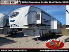 24 Forest River Cherokee Arctic Wolf Suite 3550 Fifth Wheel RV Towable Camper