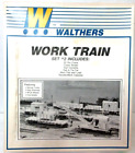 Walthers HO Scale Maintenance of Way Work Train Set 2 INCLUEDS 6 CARS