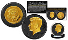 John F. Kennedy 100th BDAY BLACK RUTHENIUM & 24K GOLD Clad Official JFK100 Coin