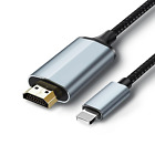 Lightning to HDMI Adapter, HDMI Cable for Iphone to TV Compatible with Iphone14,