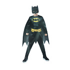Batman Child Costume Jumpsuit, DC Cape, Mask Large (12-14) - NEW