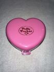 Vintage Polly Pocket Starlight Castle Pink Heart Compact ONLY Bluebird NO LIGHTS