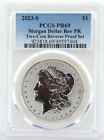 2023-S Morgan Silver Dollar from Two-Coin Reverse Proof Set PCGS PR69