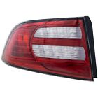 Halogen Tail Light For 2007-2008 Acura TL Base Model Left Clear & Red Lens (For: 2008 Acura TL)