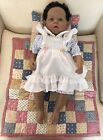 African American Reborn Baby Lifelike Reborn Toddler Doll + doll quilt & Pillow