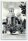 1938 Sacred Heart Church Turlock California CA, Airmail Posted Vintage Postcard