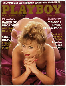 VTG Playboy Magazine Book Rare October 1984 Interview TV’s Zany David LETTERMAN
