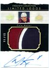 New ListingCALE MAKAR 2020-21 UD EXQUISITE LIMITED LOGOS GAME USED PATCH AUTO SP 11/15