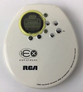 RCA 180 Second Skip Protection Ex ESP Xtreme Portable CD Player Discman RP2463