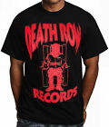 Death Row Records American Record Label R Black T Shirt