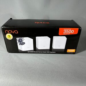 Nova Mesh Wifi System mw3up To 3500 Sqft Whole Home Coverage Wifi Router NEW