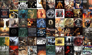 60 used,very good METAL CD's WHOLESALE LOT ~ black,death,thrash,metalcore,etc.