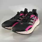 Adidas Solar Boost 21 Running Shoes Womens Size 8.5 Black Pink Sneakers FY0304