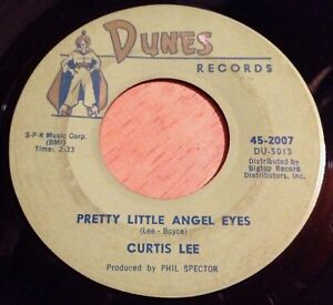 New ListingCurtis Lee 45 Pretty Little Angel Eyes / Gee How I Wish You Were Here