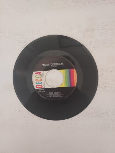 45 RPM Vinyl Record Bing Crosby White Christmas VG