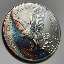 American Silver Eagle 2022 1Oz .999 Fine Colorful Rainbow Toning