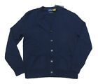 Polo Ralph Lauren Men's Navy Washable Cashmere V-Neck Cardigan Sweater $328