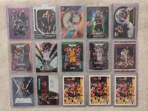 45 NBA Card Lot Autos/16 #'s low as 4/Wenbanyama RC's/Luka/LJ/MJ-UD/PSA9/10