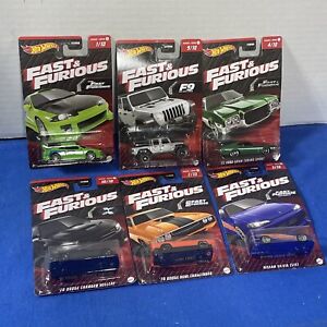New Hot Wheels Fast and Furious 2023 Series 1 Cars 1 2 3 4 9 10 Dodge Ford +++