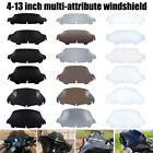 Black/Smoke/Clear Wave Windshield Windscreen Fit For Harley Touring Street Glide (For: Harley-Davidson)