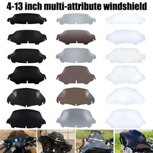 Black/Smoke/Clear Wave Windshield Windscreen Fit For Harley Touring Street Glide (For: 2014 Street Glide)