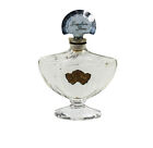 BACCARAT Guerlain Shalimar Glass Perfume Bottle Flacon with label 4.75 in height