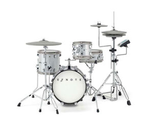 EFNOTE mini Acoustic Designed Electronic Drum Kit - White Sparkle