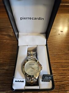 PIERRE CARDIN TWO TONE STAINLESS STEEL DIAMOND WATCH, MENS, MPCD2031TC Used
