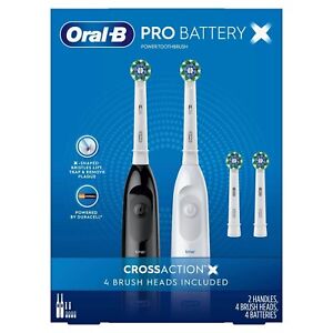 Oral-B Pro Advantage Battery Powered Toothbrush, 2 pk Open Box