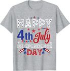 Happy 4th Of July Patriotic American US Flag 4th Unisex T-Shirt