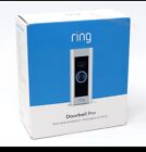 Ring Video Doorbell Pro  Smart WiFi Video Doorbell Wired - Satin Nickel NEW