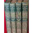 4 Antique Builders of America Volumes Green with Gold Trim, Copyright 1931