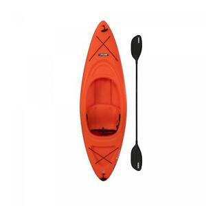 Lifetime Pacer 8 ft Sit-In Kayak (Paddle Included)Orange Blue Green