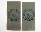 1950s Soviet Russian AEROFLOT Airline vintage air sickness barf bag set of 2