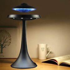 Levitating Floating UFO Bluetooth Speaker with LED Lamp - Black