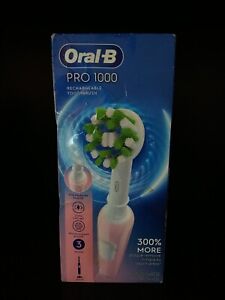 Oral-B Pro 1000 Deep Cleaning Action Rechargeable Toothbrush - Pink
