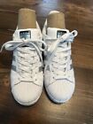 EUC adidas Superstar W Women's AQ3091 White Silver Sneakers Shoes Size 8.5