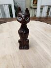 New ListingVintage Teak Wood Siamese Cat Sculpture Mid Century Modern MCM Smug Kitty