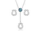 Montana Silversmiths Jewelry Set Womens Infinite Luck JS5157