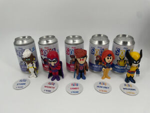 Lot of 5 - Funko Soda X-Men '97 Web Exclusive Limited Wolverine Gambit Storm