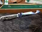 1977 Vintage Puma 6374 1st Model Cougar Knife With Stag Handles With Tag Mint