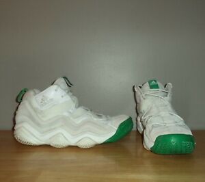 2008 ADIDAS TOP TEN 2000 Air Plus White Green Shoes Size 11.5 -- Art No. 775988