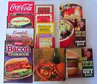 Lot 12 Cookbooks, Brand Name, Campbells, Coca-Cola, Rachael Ray, Bacon, Potpies+