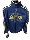 Rare Blue Gold Vintage Los Angeles Lakers Adidas Track Jacket Sz Med NBA New