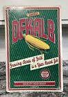 Dekalb seed corn sign. Metal, Farm, Feed, Agriculture.