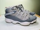 Size-10 Jordan 6 Rings Cool Grey Men’s Sneakers 322992-015 Shoes In Great Shape