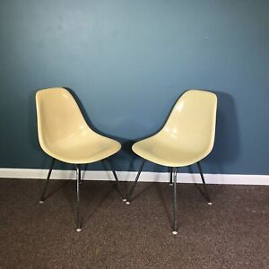 New ListingPair of 1970s Era Eames for Herman Miller Molded Side Chairs