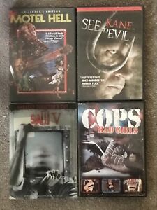 New ListingLot Of 4 Horror DVDs - Cops: Bad Girls, Saw V, Motel Hell, See No Evil
