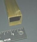 Brass Square Tube, 1 in. O.D. x 72 in. long, .0625 wall